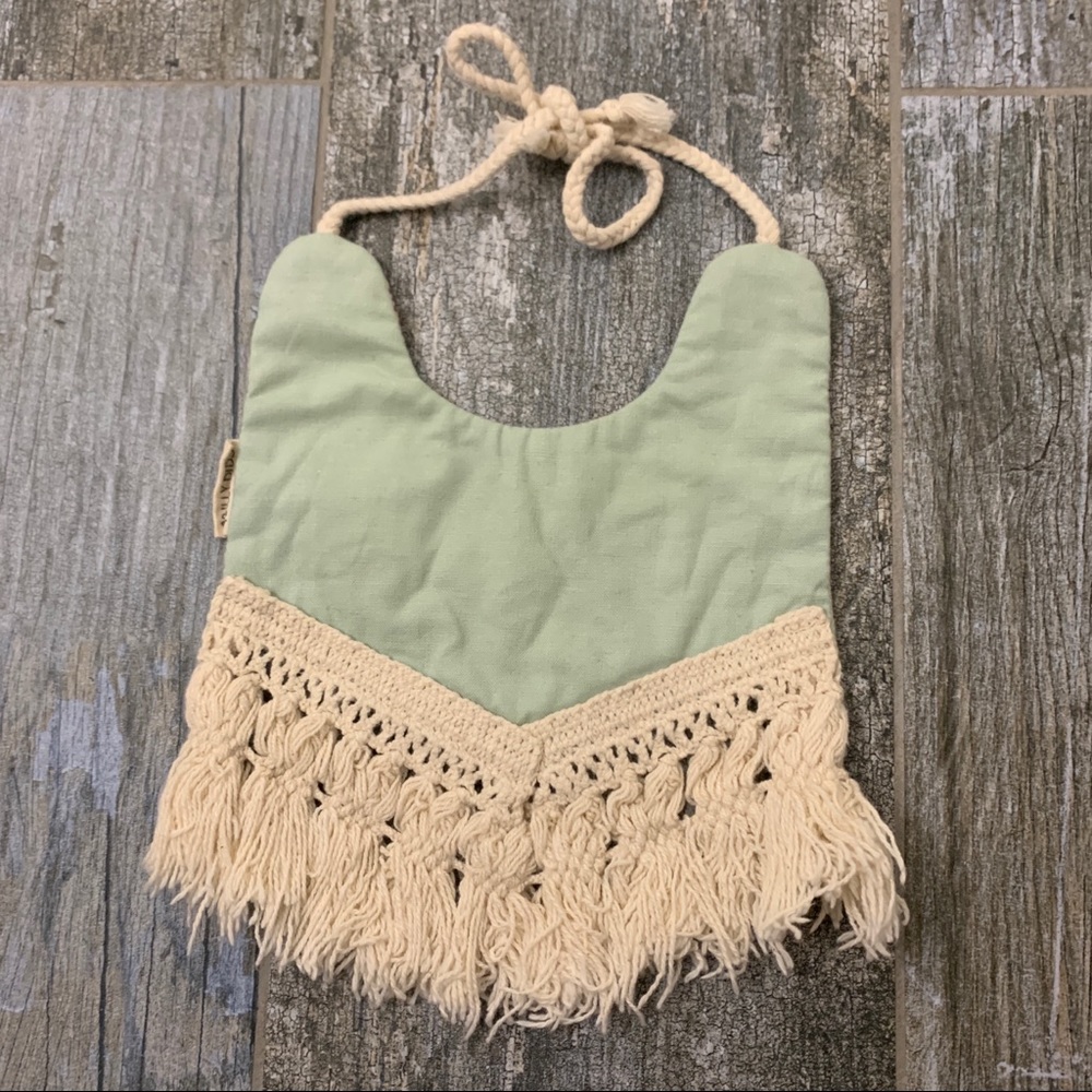 Billie Bibs- reversible fringe bib